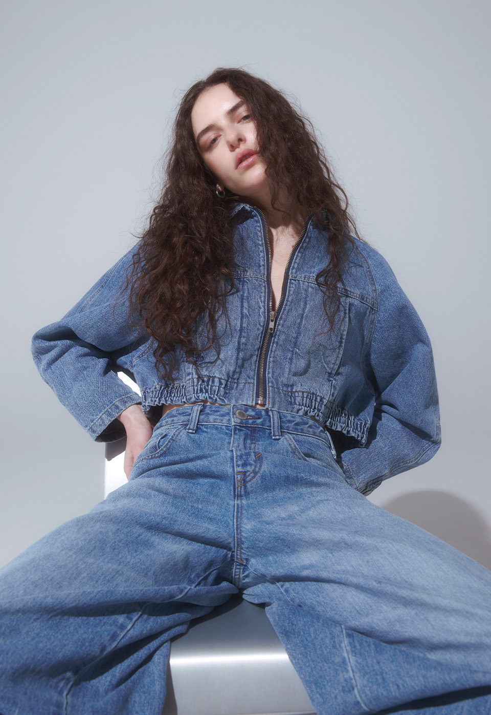 BLOUSON BAGGY BALLOON PANTS